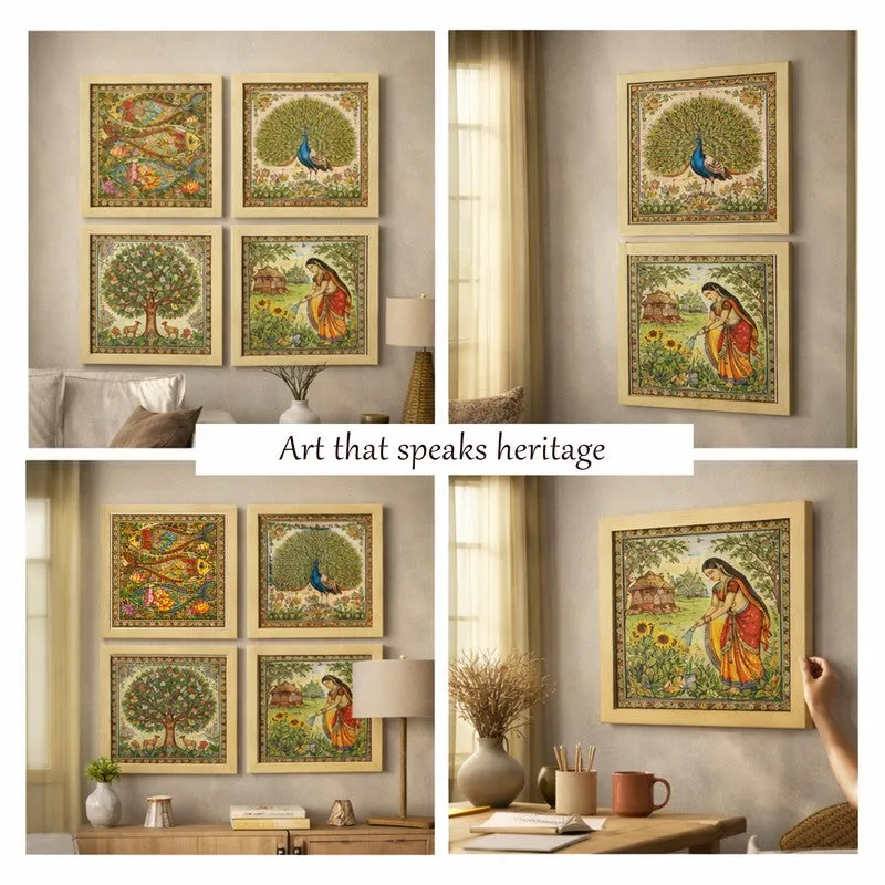The Garden of Eternity Canvas Wall Art - Set Of Four media 7