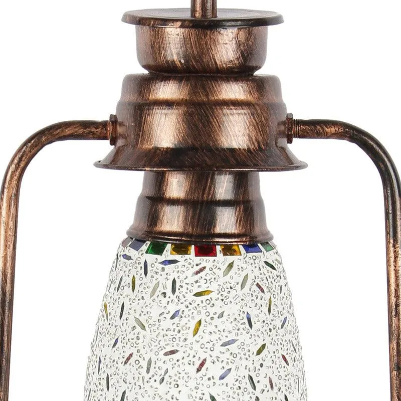 Siera Mosaic Lantern Iron Wall Lamp - Copper media 6