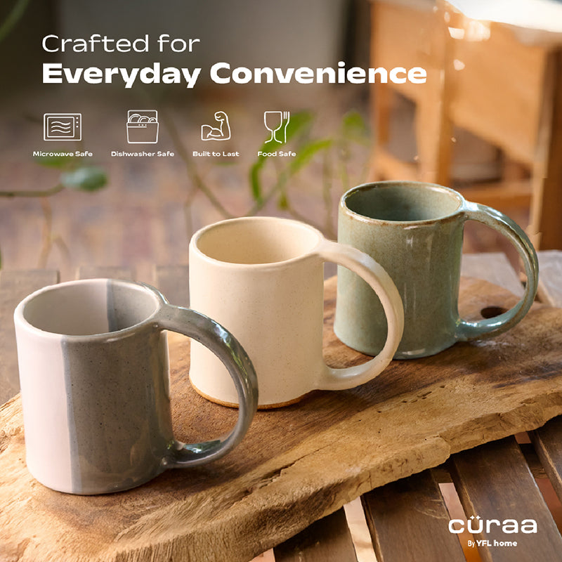 Cyraa By YFL Home Eclipse Ceramic Coffee Mug (400 mL) media 5