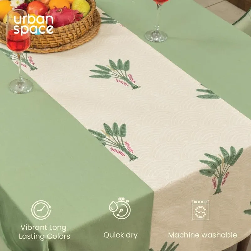 Urban Space Dualis Table Cover - Green & Off White media 5