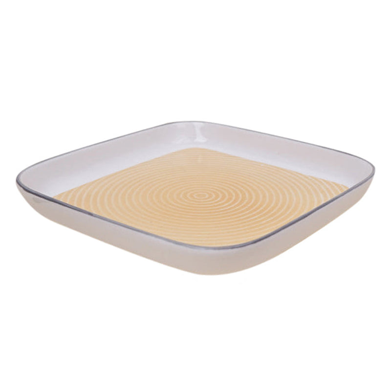 Trovo Yellow Square Snack Plate - Set Of Six image 6