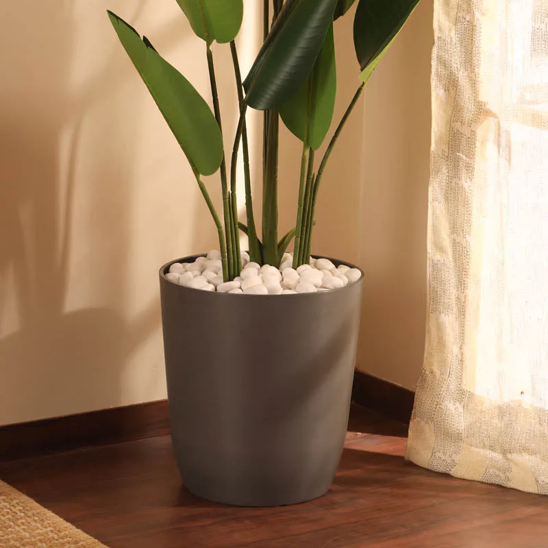 Leaf Nest Planter (Slate Grey) - Large media 4