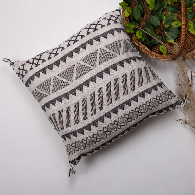 Aztech Glyph Embroidered Cushion Cover media 5