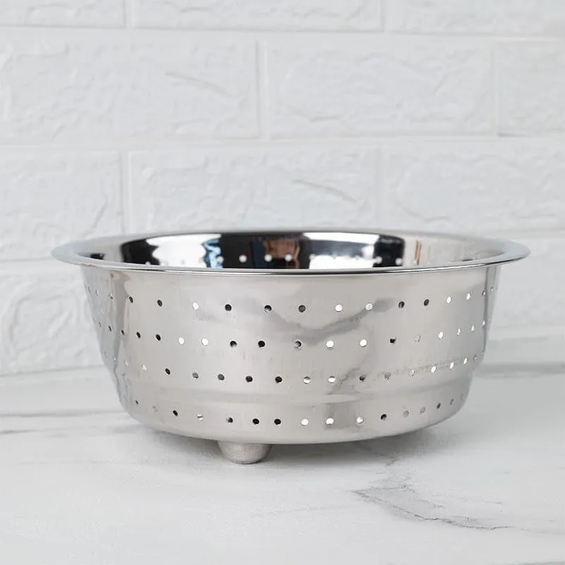 Drizzle Drain Stainless Steel Strainer - 24 CM media 4