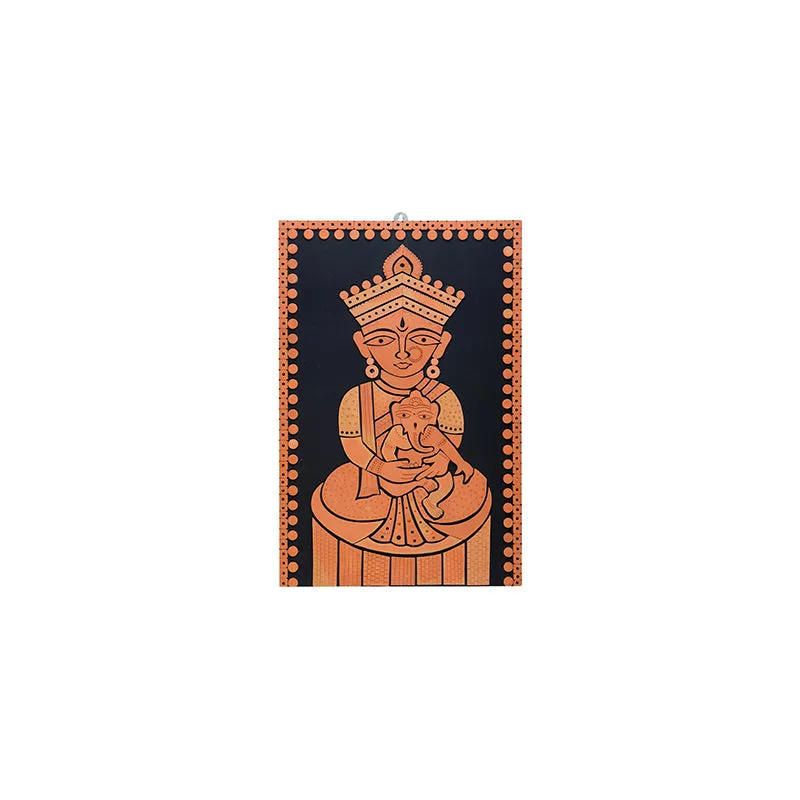Ganesh Janani Terracotta Wall Art media 3