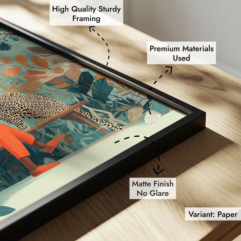 Aurevia Canvas Wall Painting With Black Frame media 7