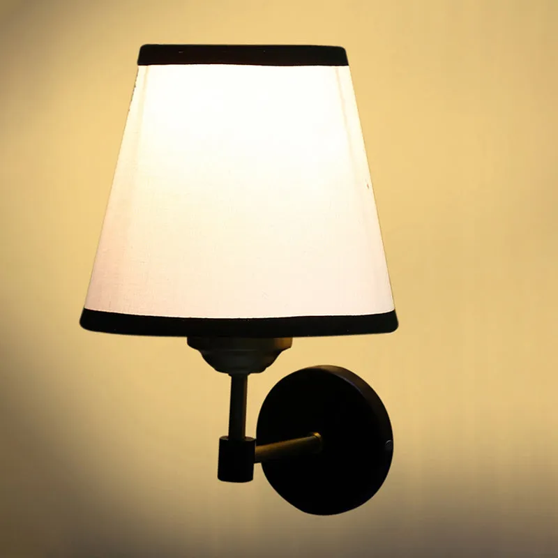 Aquilon Edge Steel & Cotton Wall Lamp - White media 5