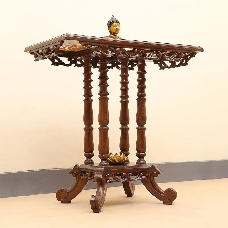 Kama Teak Wood Console Table media 5