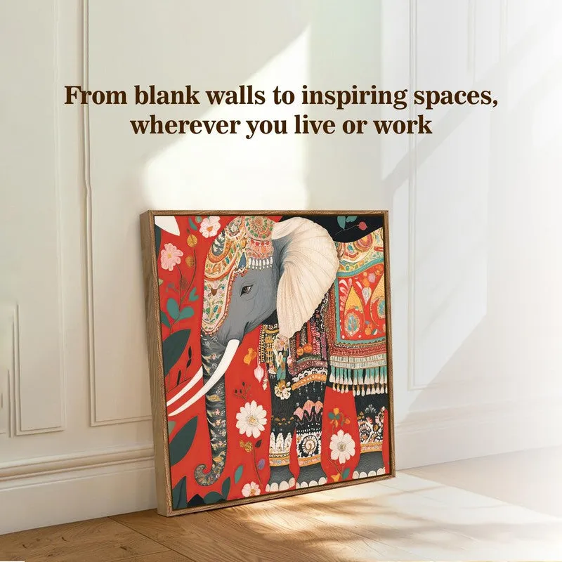 Heritage Tusker Canvas Wall Art With Frame media 7