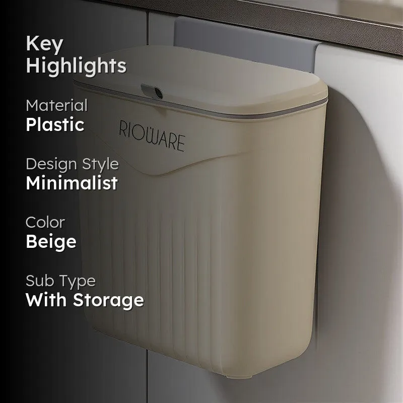 Rioware SlimNest Laundry Basket - Beige media 2