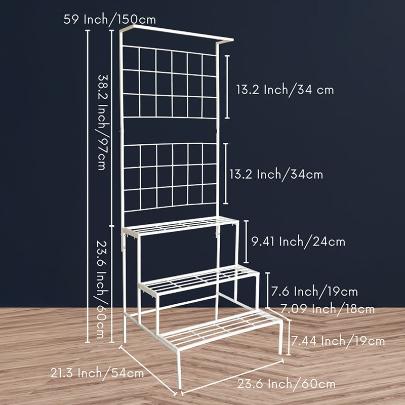 Vetro Planter Stand - White media 7