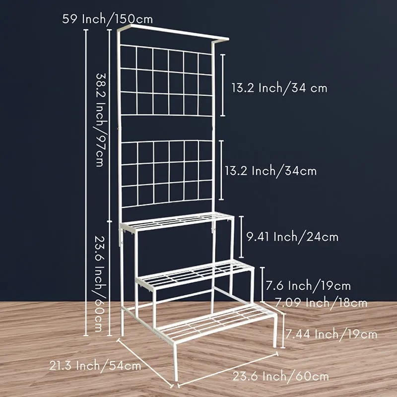 Vetro Planter Stand - White media 7