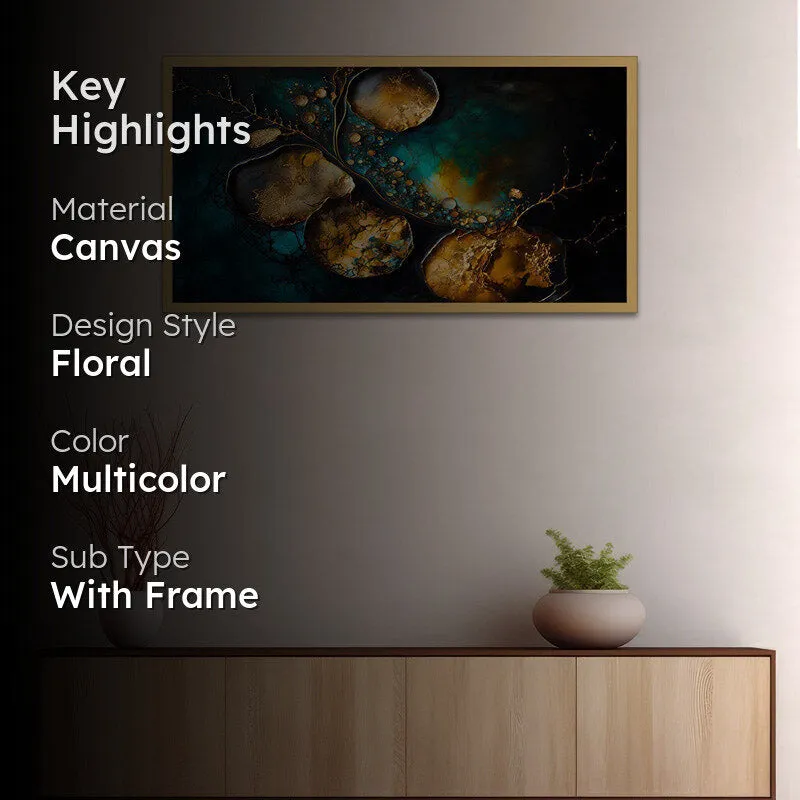 Cassandra Droplet Fusion Canvas Wall Painting media 2