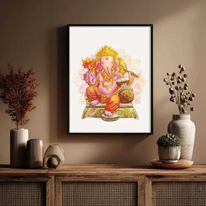 Sri Vigneshwara Archival Paper Wall Art With Frame media 3