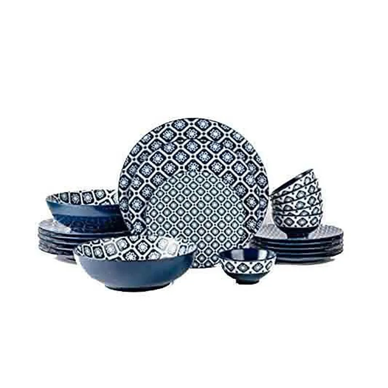 Indulge In Indigo Dinner Set - 21 Piece Set media 1