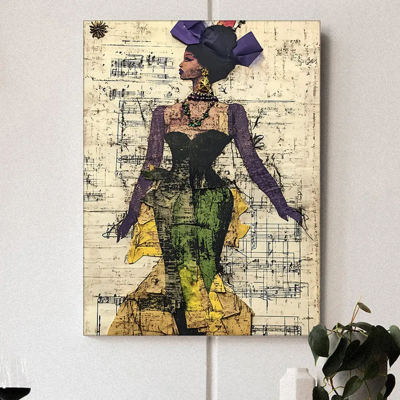 Painted Fashionista Wall Art media 3