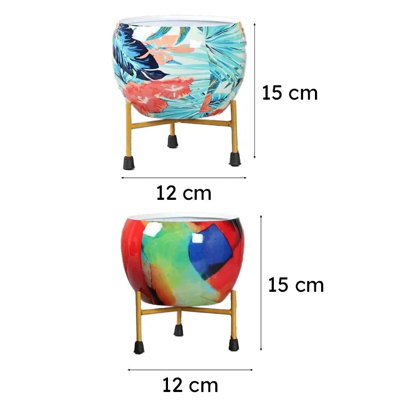 Wilma Glow Planter - Set Of Two media 7