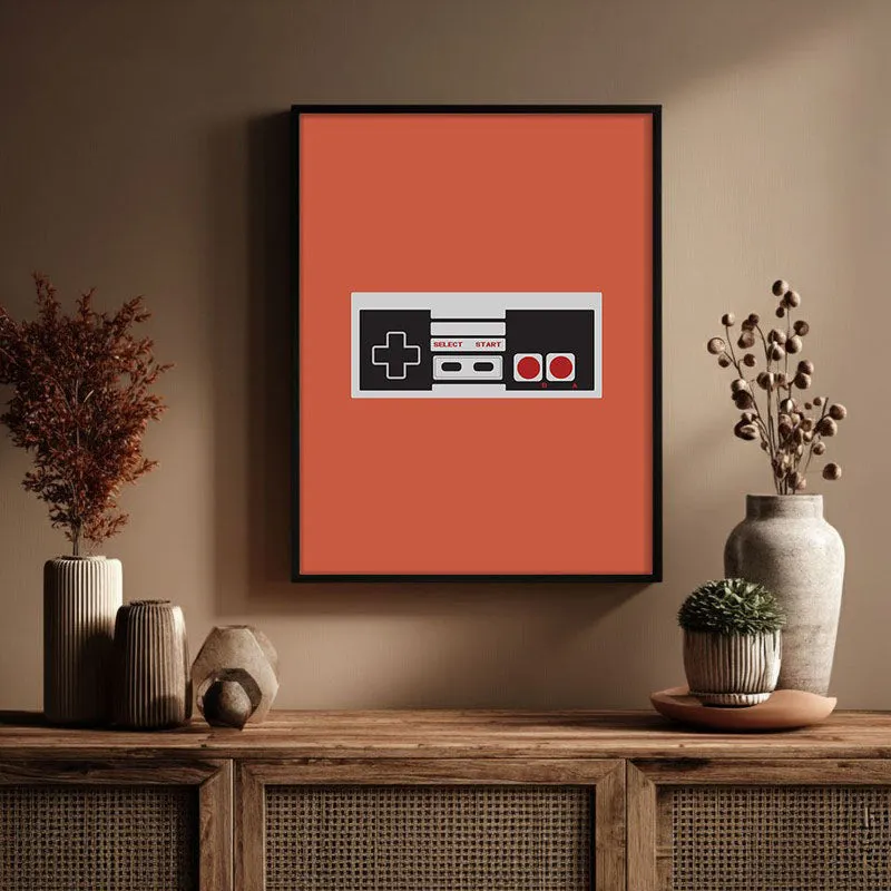 Game Mode Framed Canvas Wall Painting media 3