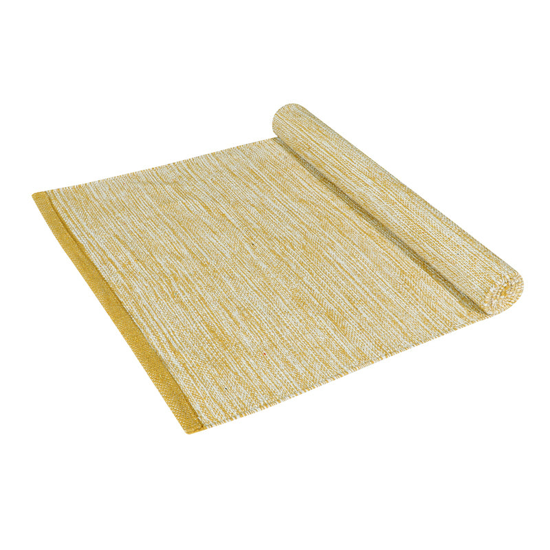 Artivine Cotton Runner Rug - Yellow media 6