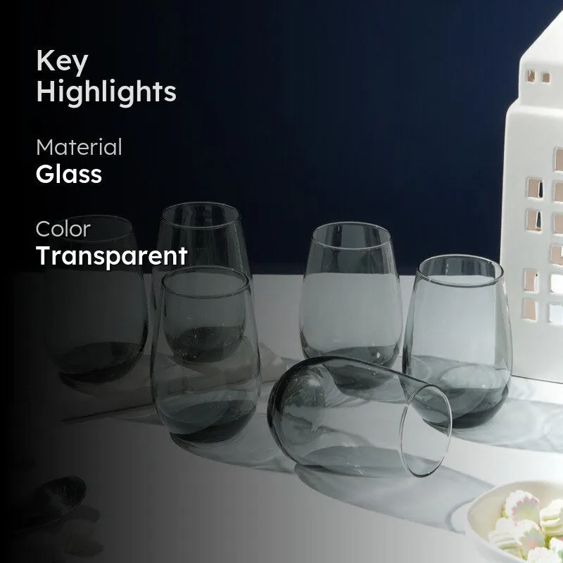 Luminarc Maine Glass (370 mL/Grey) - Set Of Six media 2