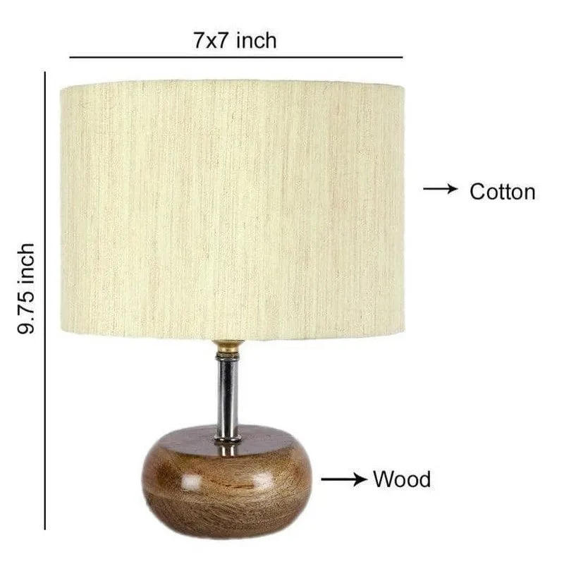 Pebble Fabric Table Lamp - Beige media 6