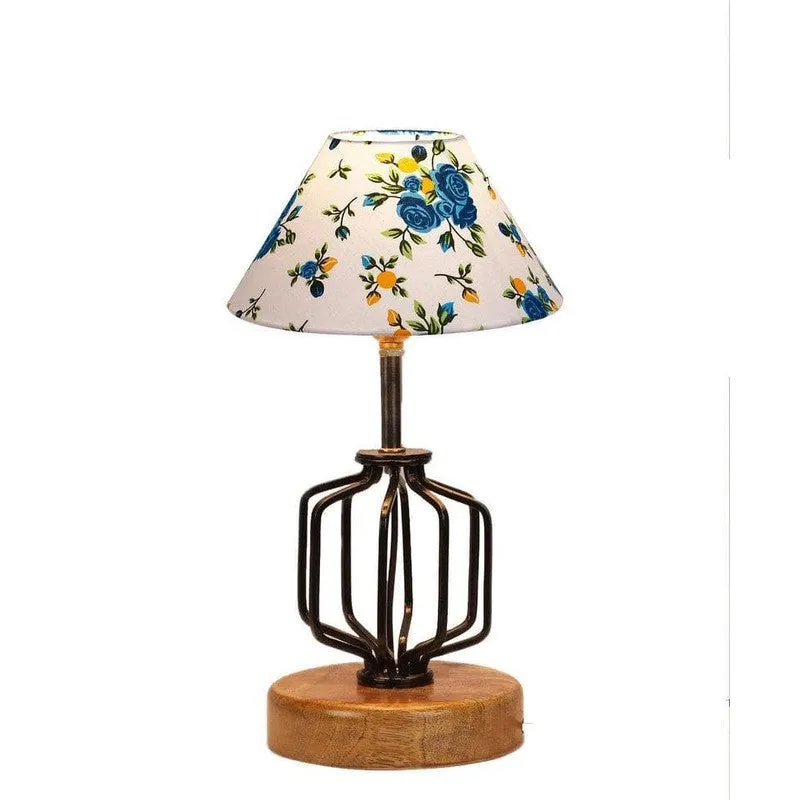 Floral Cosmo Fabric Table Lamp media 5