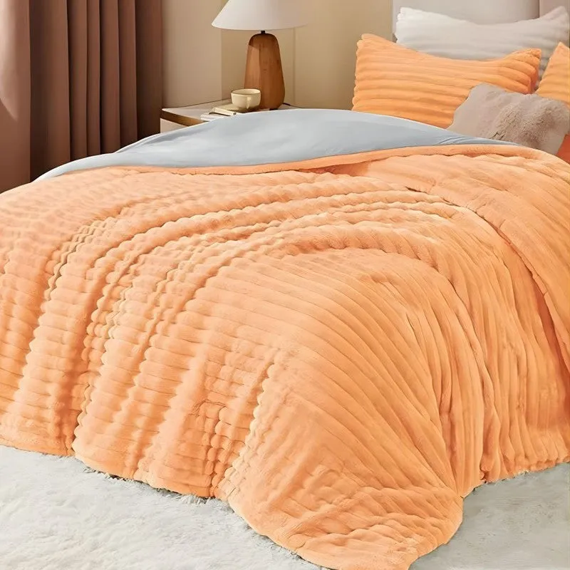 PureDrape Comfort (Orange) Bedding Set - Four Piece Set media 4
