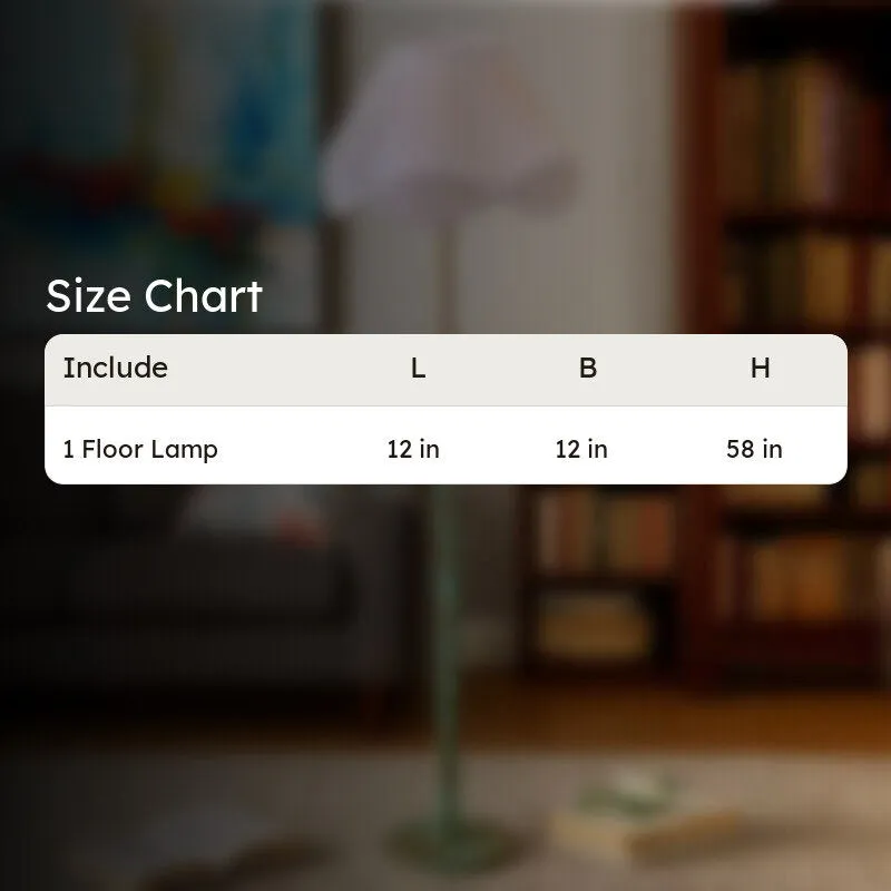 Cozy Nest Wooden Floor Lamp - White media 8
