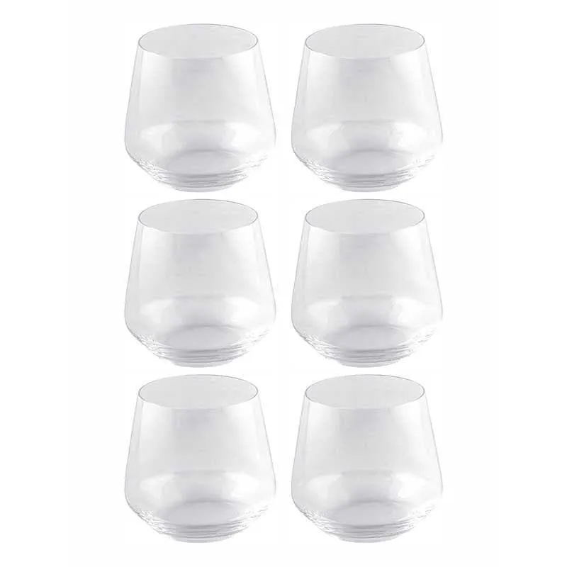 Miro Glass Tumbler (370 ml ) - set of Six media 3