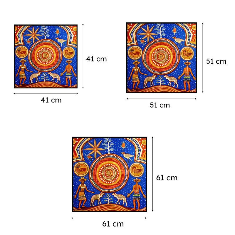Tribal Tastes Canvas Wall Art With Frame media 6