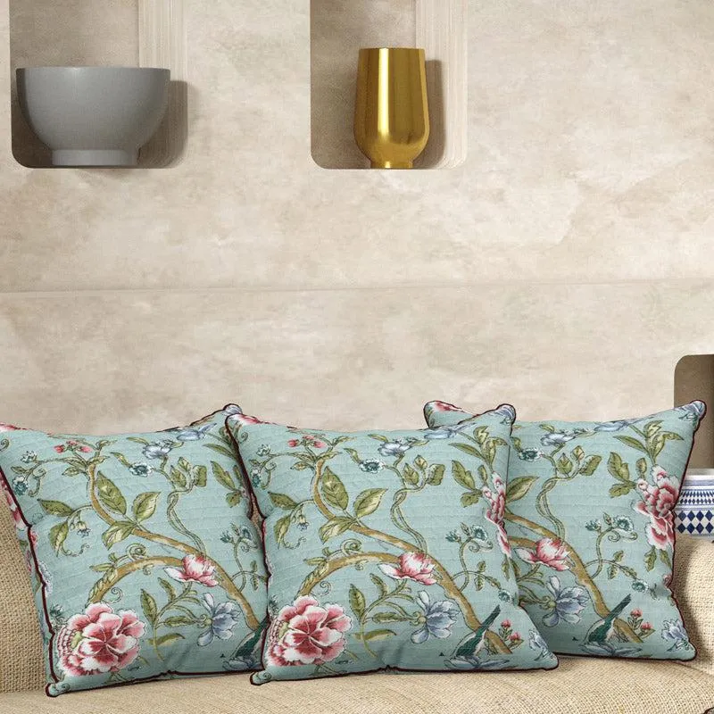 Shalvi Floral Cushion Cover - Set Of Three media 1