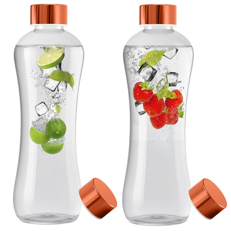 Rioware Quiet Flow Water Bottle (Copper, Green, 1000 mL Each) - Set Of Two media 3