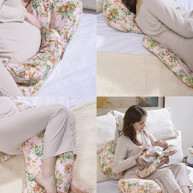 Viora Cotton L Maternity Pillow With Polyester Filling - Multicolor media 7