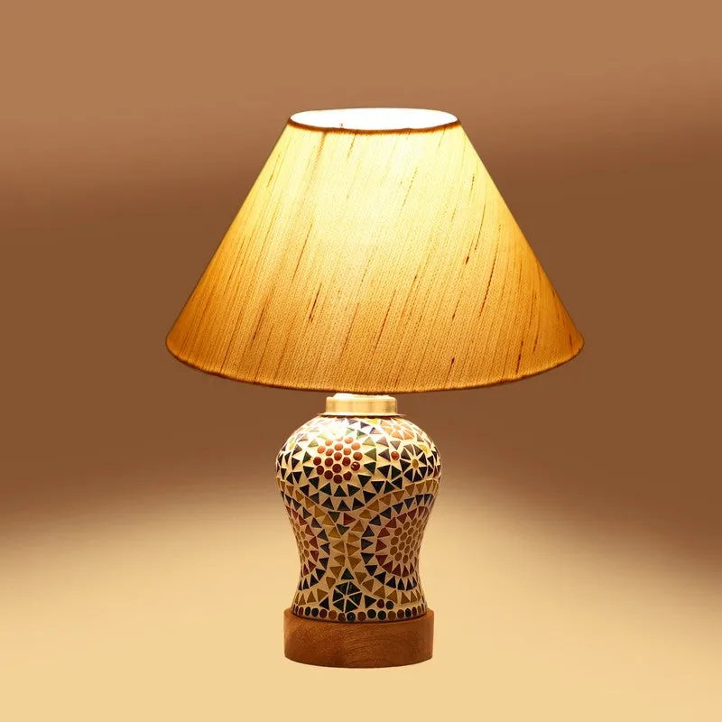 Wavon Wooden Table Lamp - Multicolor media 7
