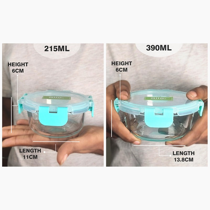 Gobzo Leak Proof Glass Lunch Box - Set Of Two media 11
