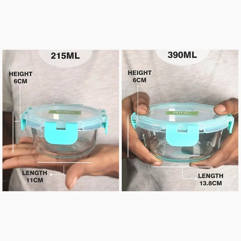 Gobzo Leak Proof Glass Lunch Box - Set Of Two media 11