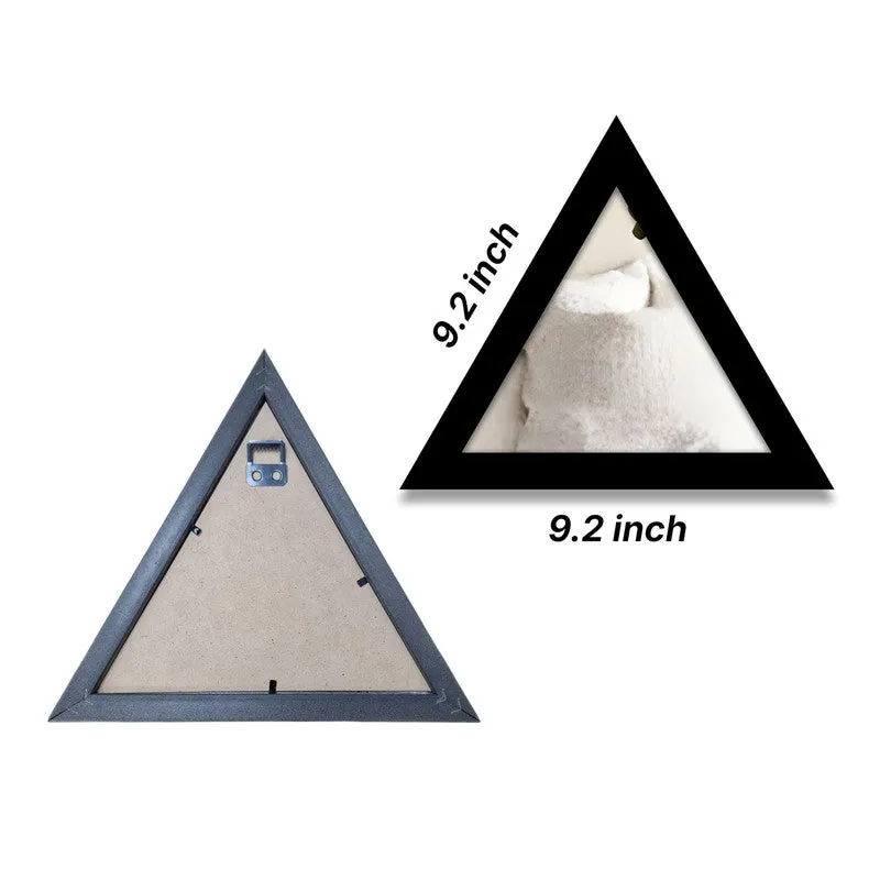 TriAxis Reflector Wall Mirrors (Black) - Set Of Six media 8