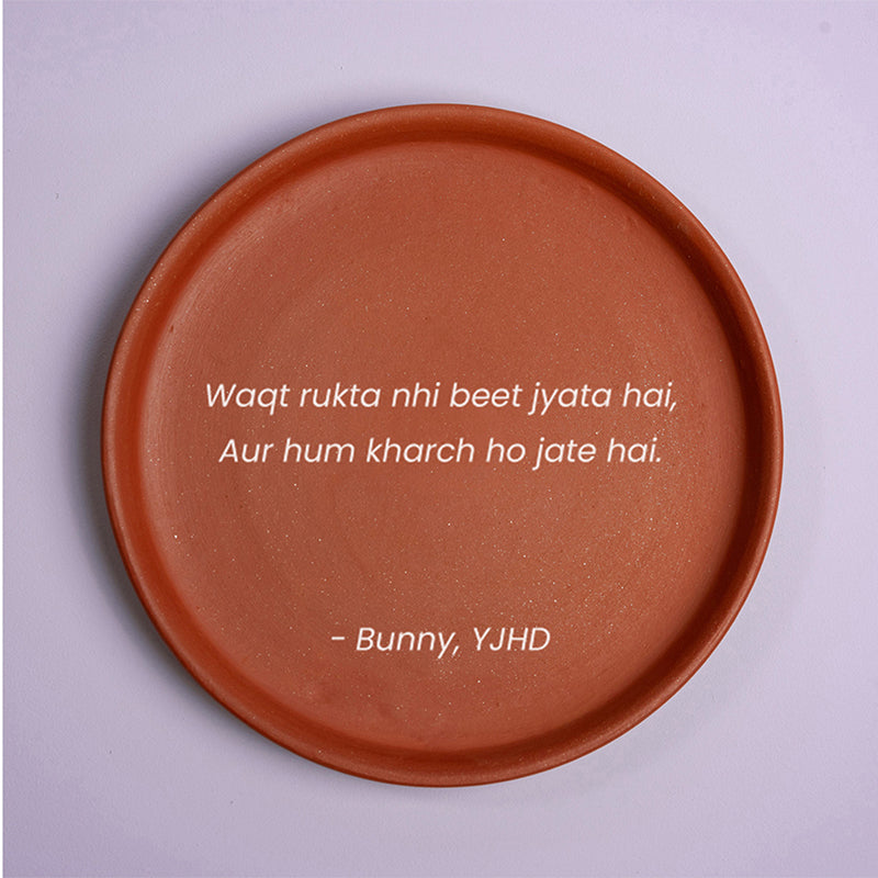 Waqt YJHD Terracotta Wall Plate media 5