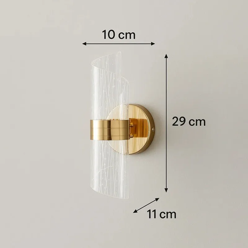 Vellin Arc Acrylic Wall Lamp With Metal Base media 6