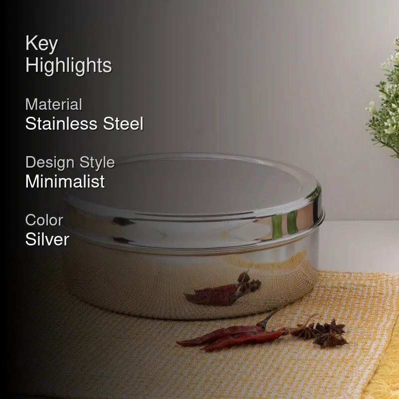 Papad Stainless Steel Dabba - 3000 mL media 2