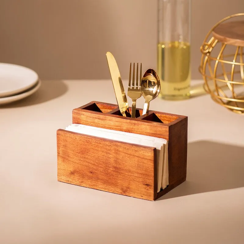 Wudo Wooden Cutlery Holder media 5