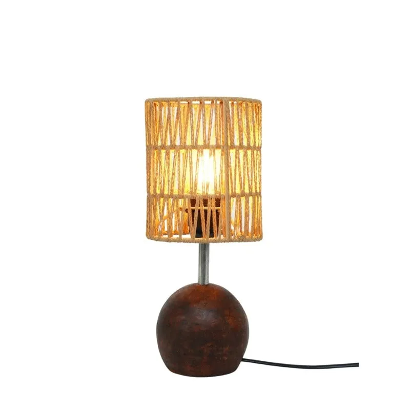 Golden Lumen Cotton Table Lamp - Brown media 4