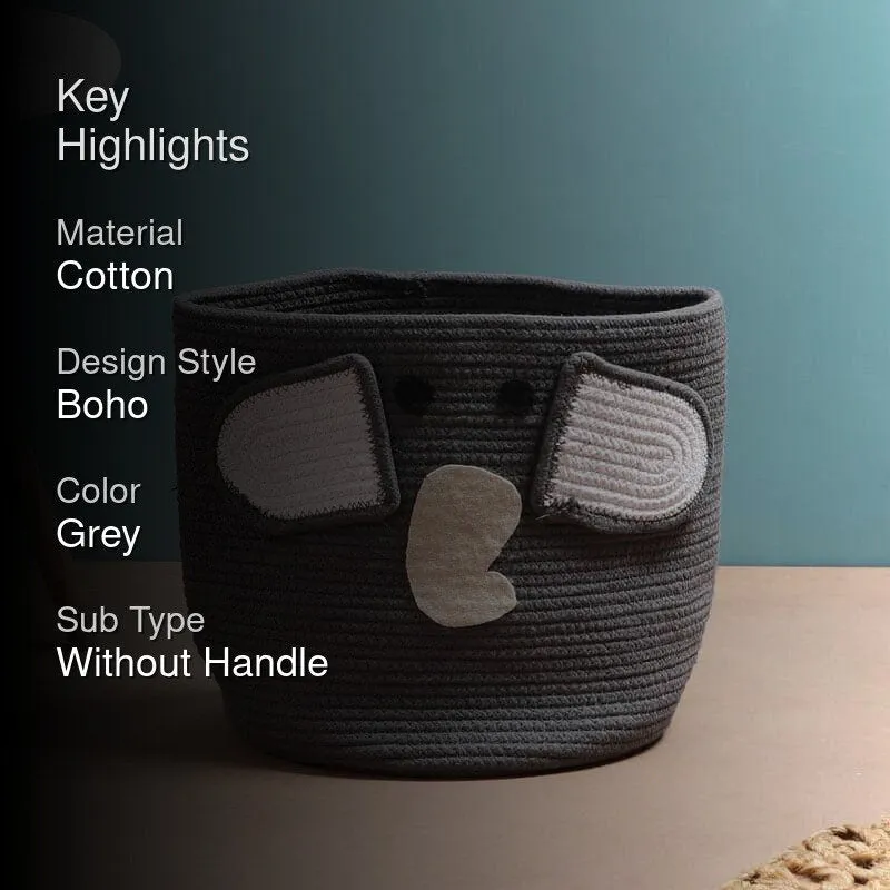 Jumbo Lolo Cotton Storage Basket media 2