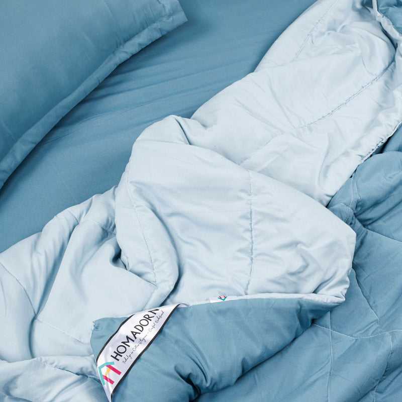 Lush Slumber Reversible Comforter (Blue)  90 GSM media 3