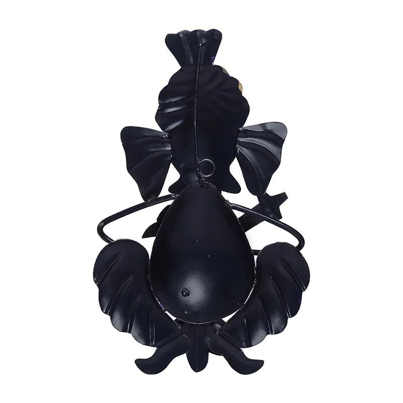 Ganesh Handcrafted Iron Wall Accent - Purple media 4