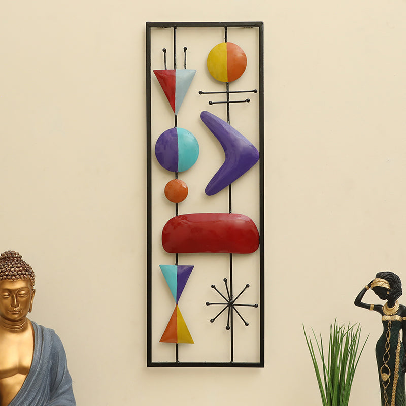 Mid-Century Abstract Metal Wall Accent