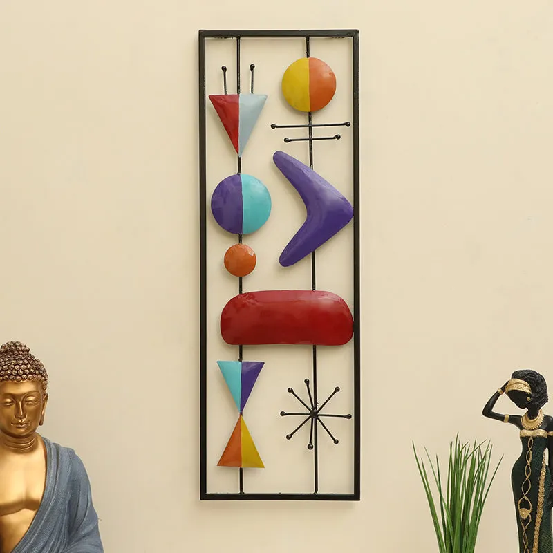 Mid-Century Abstract Metal Wall Accent media 1