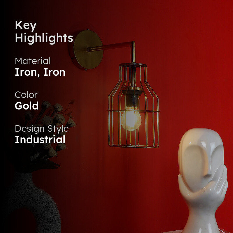 Kage III Iron Wall Lamp media 2