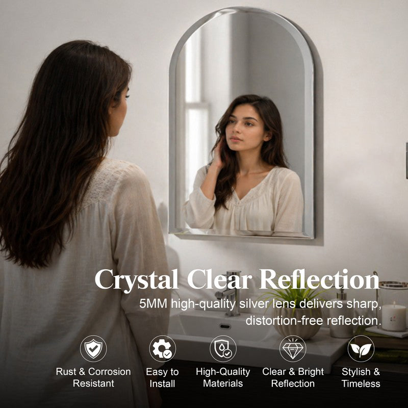 Reflextia Frameless Bath Mirror media 4