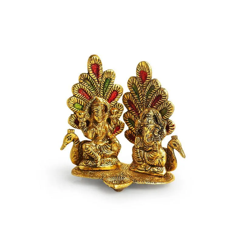 Laxmi Ganesha Deepa Diya media 3
